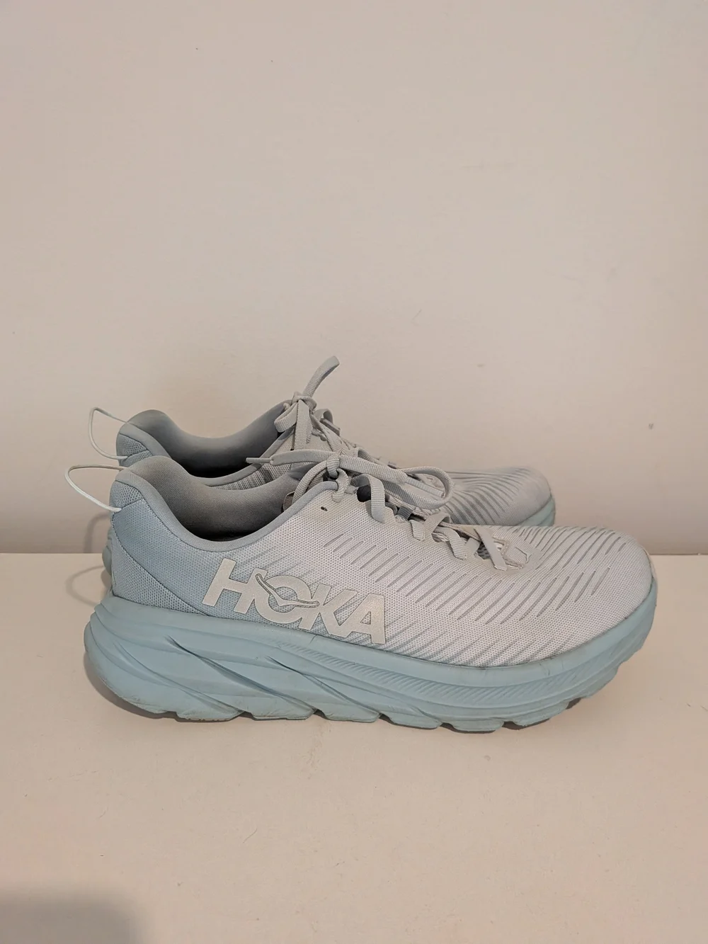 HOKA One One Rincon 3 Running Shoes Women's 8.5B Blue Woman's Hoka Sneakers